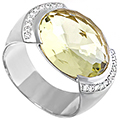 Кольцо с цитрином и бриллиантами (арт.00948)
